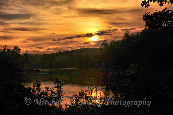 Harvard Pond in Petersham, MA