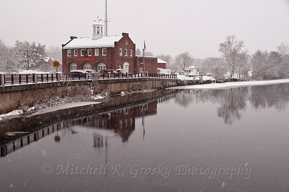 Millers River in Orange, MA - Winter