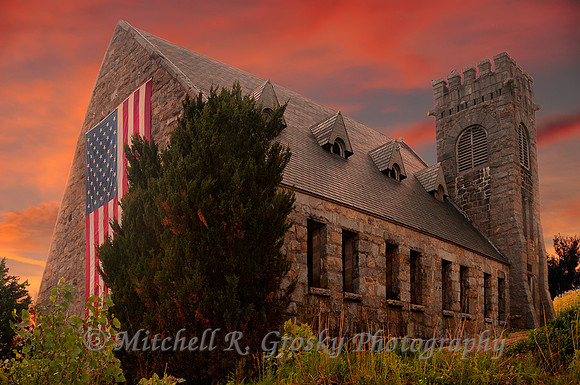 The Old Stone Church in West Boylston