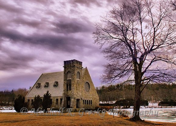 Stone Church at Wachusett Reservoir