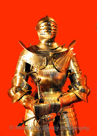 Knight at Higgins Armory in Worcester, MA