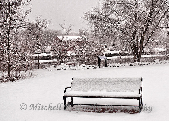 Beside the Millers River in Orange - Winter