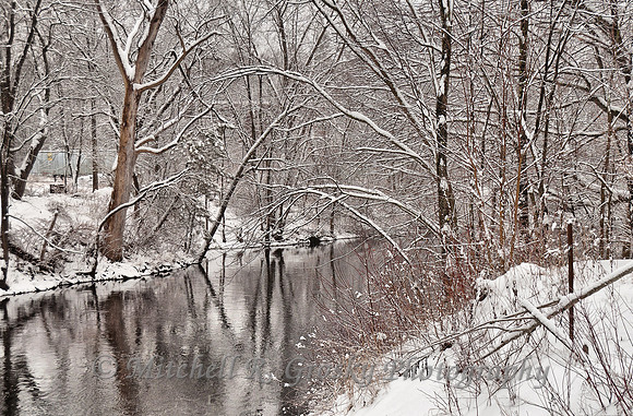 Winter Comes to Millers River in Athol