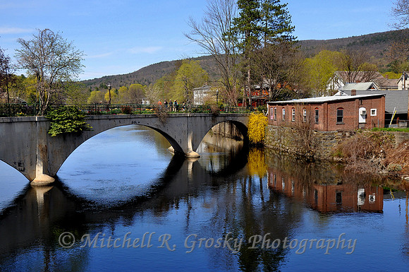 Bridge of Flowers in Shelburne Falls, MA