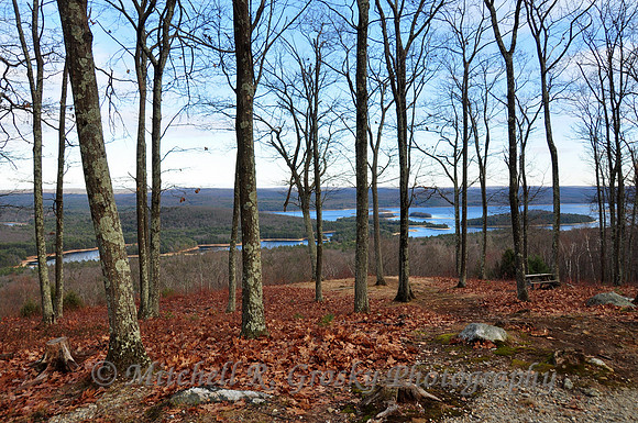 The Quabbin Reservoir in New Salem, MA